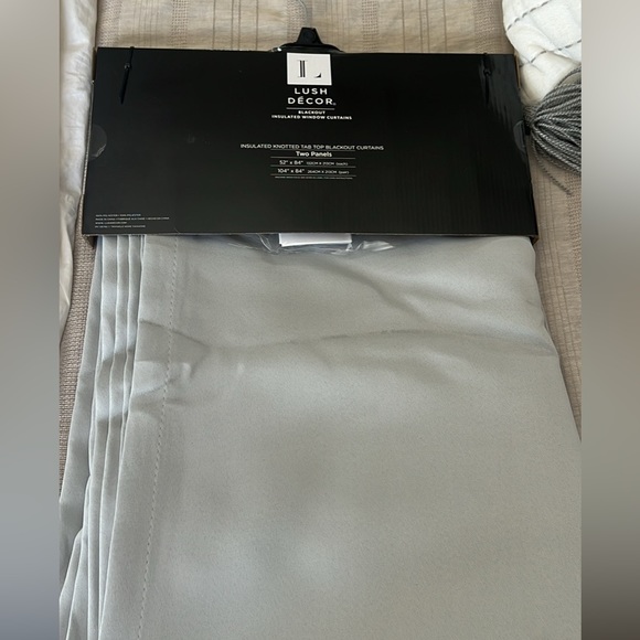 Lush Decor Knotted Top Curtain Panels - Picture 2 of 5